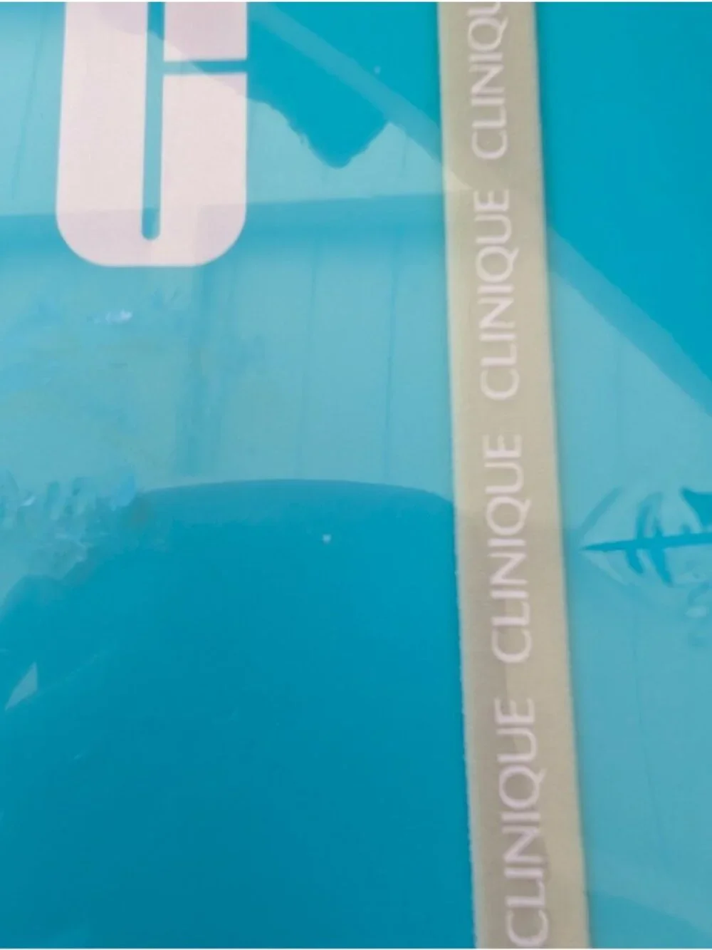 Clinique Blue & Green Reusable Notebook With Elastic Strap - Brand New